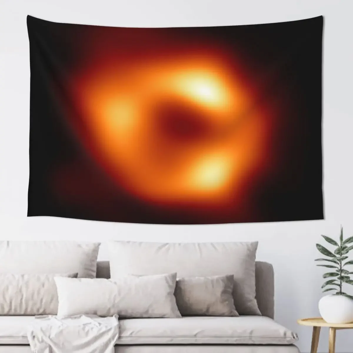 

First Ever Image of the Milky Way's Black Hole Sagittarius A* (13.5K resolution) Tapestry Cute Room Things Wall Mural Tapestry