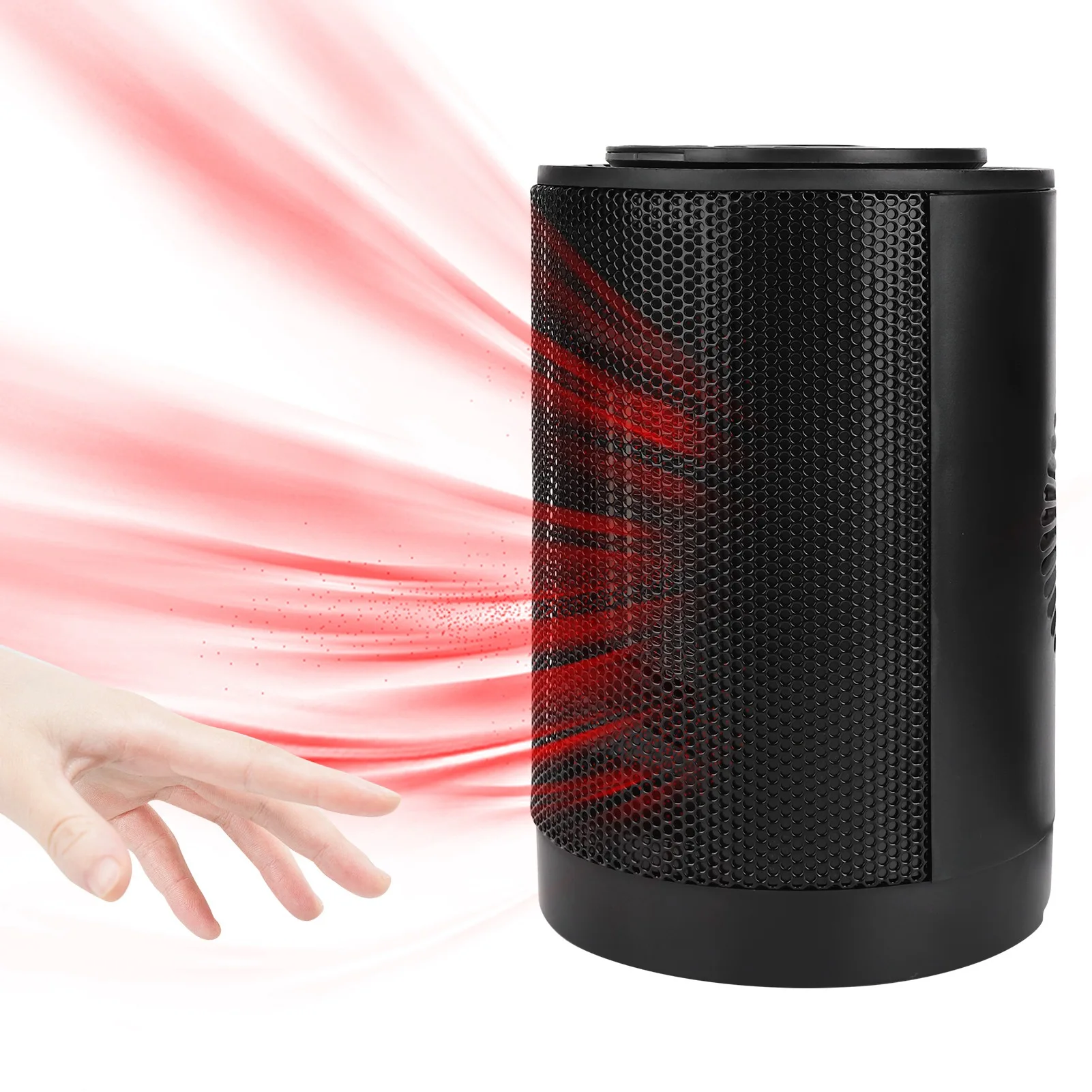 Desktop Electric Heater 1200W 70° Rotation Intelligent Warmer PTC Ceramic Heating Portable