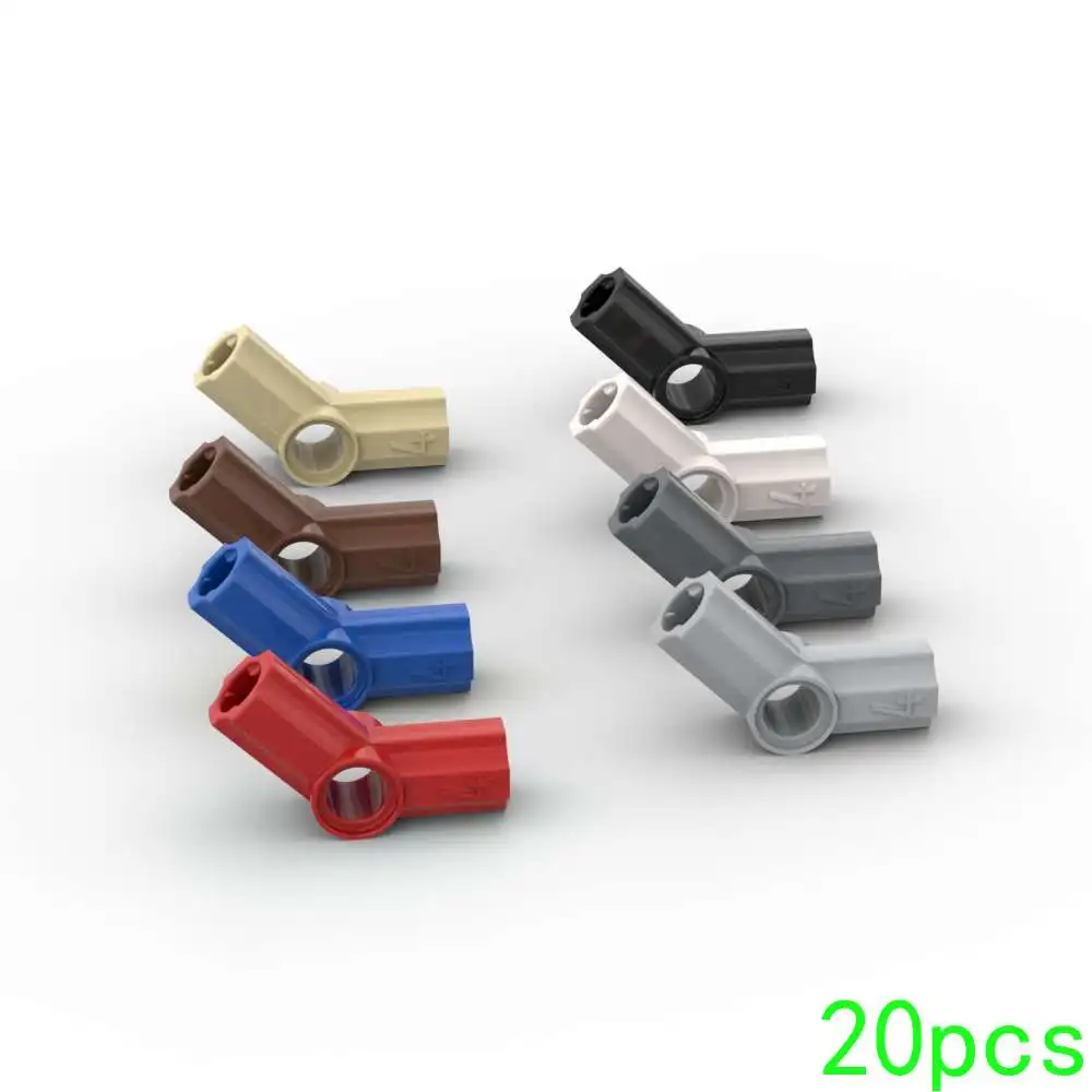 MOC 20PCS 32192 เพลาอาคารบล็อกชุด PIN Connector มุม 135 องศาอิฐอนุภาคของเล่นเพื่อการศึกษาเด็กวันเกิด...