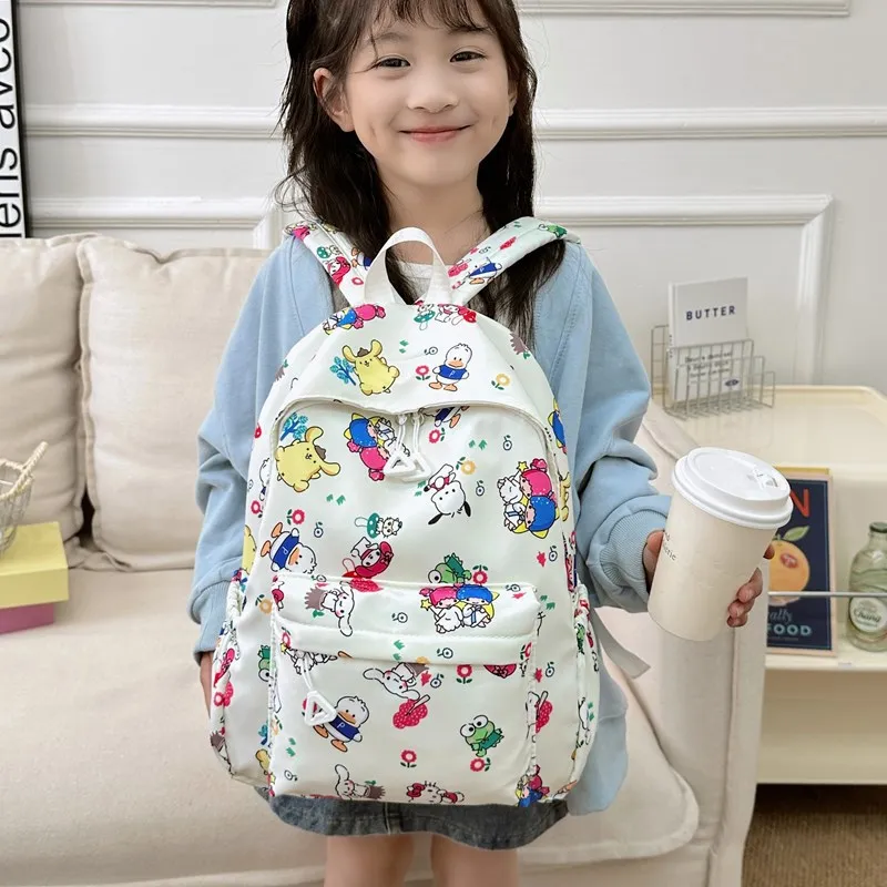 2024 Sanrio Backpack Kuromi Cinnamoroll My Melody Children Backpacks Cartoon School Bag Children Birthday Gift