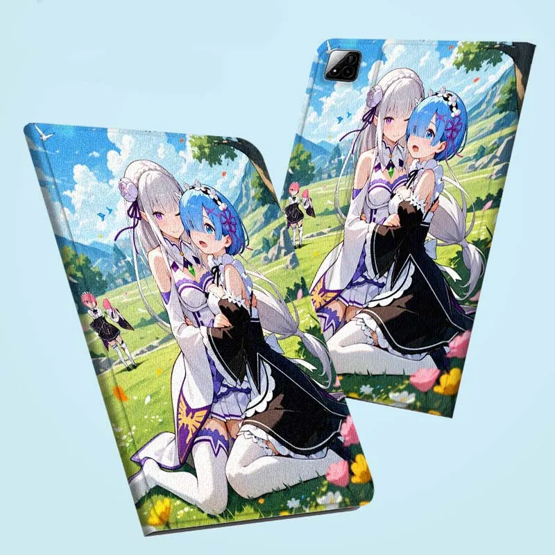 

R-Re Z-ZEROS Cartoon For Xiaomi Redmi Mi Pad 4 5 6 6s 7 8 SE Pro 2 11 Plus Max 12.4 11 11.2 12.5 8.7 inch Tablet Case