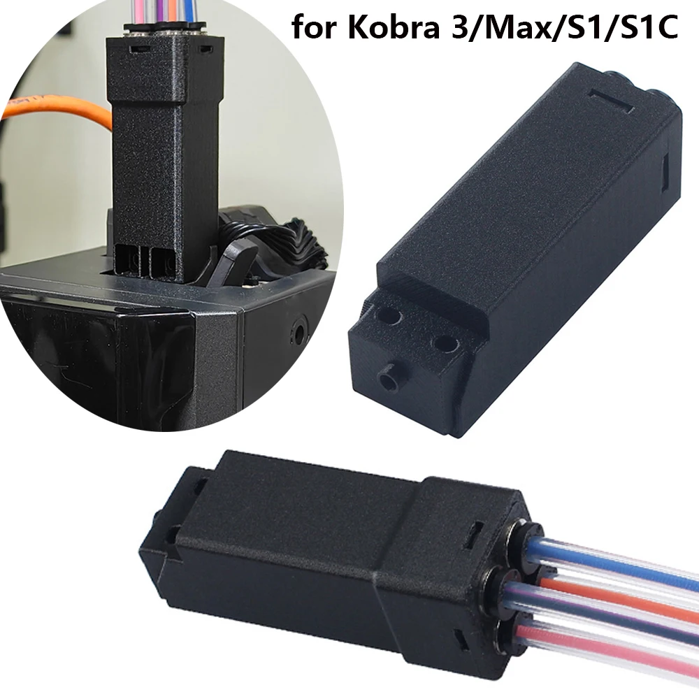 

1 PCS Extruder 4 Colors Filament Hub For Anycubic Kobra 3/Max/S1/S1C 3D Printer Multi-Color Hub (4-in-1-out) Parts Accessories