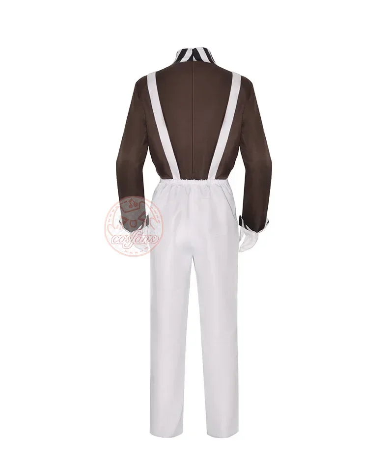 Movie Charlie Chocolate Factory Cosplay Costume Halloween Children's Day COS Performance Costumes Party Top Camisole Pants Set