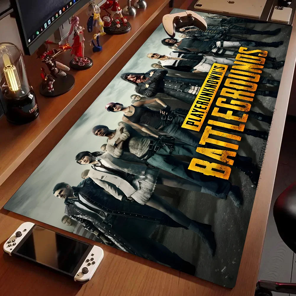 PUBG Game Mousepad Large Gaming Mouse Pad LockEdge Thickened Computer Keyboard Table Desk Mat