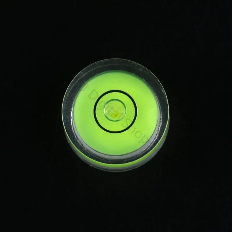 96BA Hochpräzise runde Wasserwaage, grüne Oberflächennivellierung – 4 Stück/Packung 15 x 8 mm für Schallplatten-Plattenspieler – Detail 3