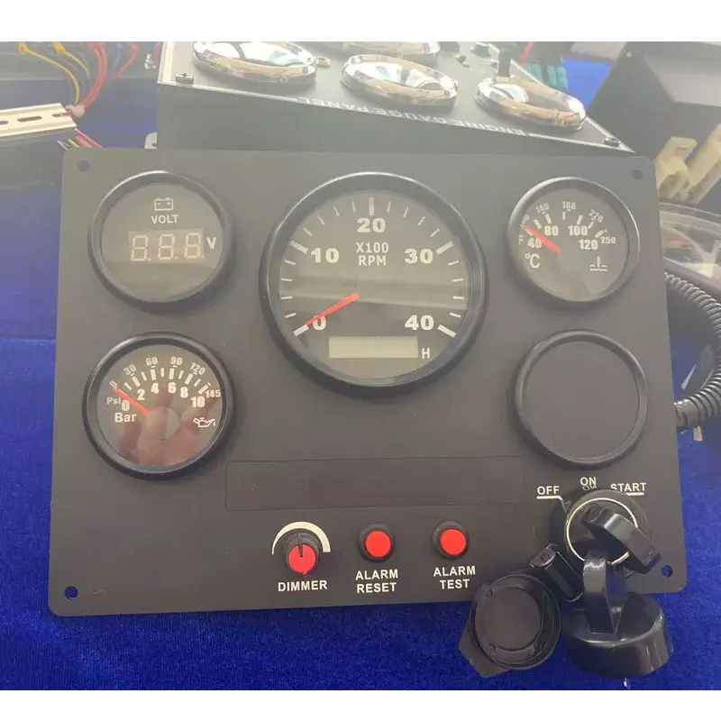 DC12V/24V Engine Instrument Gauge Meter Panel for Car Marine Boats