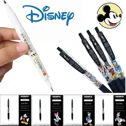 Disney Mickey Mouse Cartoon Pen Gel Pens 0.5mm Black Ink Pen Double-ended Pencil School Supplies Student Writing Stationery Pens