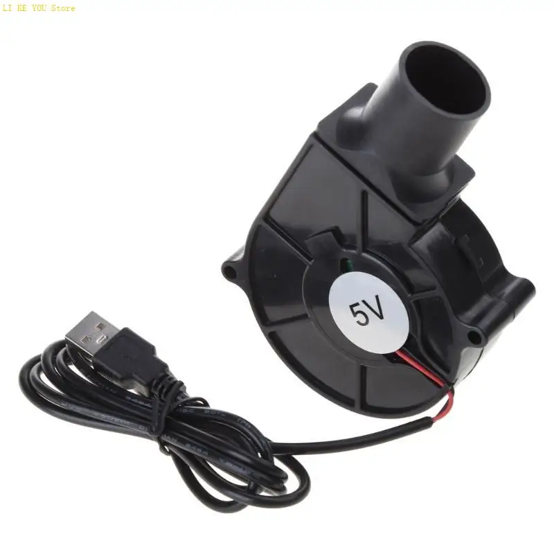 W3JE 7530 5V USB Portable BBQ Fan Một tốc độ cho máy thổi torbo của Camping Air
