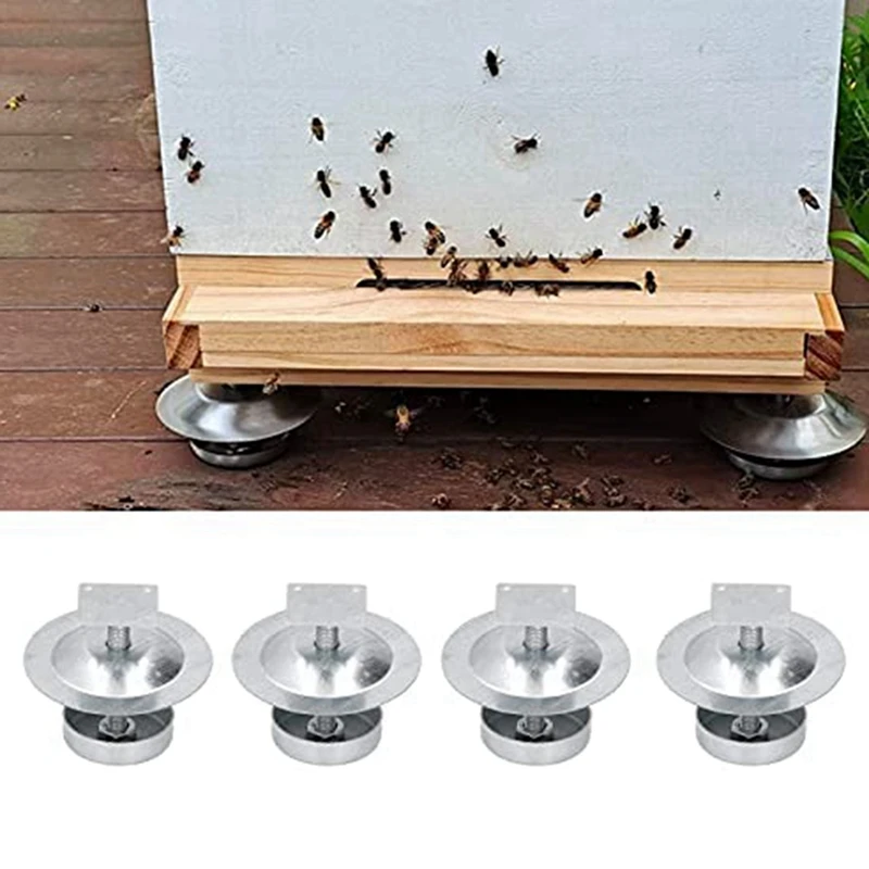 

Beehive Feet Tool,8PCS Proof Hive Feet Stainless Steel Beehive Base Beekeeping Beehive Stand Bee Hive Tool For Beekeeper