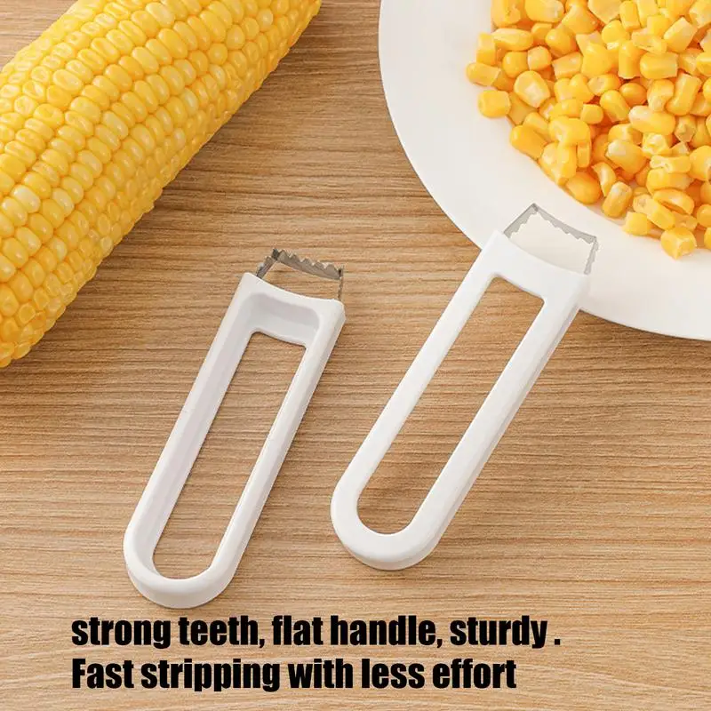 Corn Stripper Stainless Steel Corn Shucker Lightweight Kitchen Gadget Corn Kernel Remover Tool For Easily Peel Your Corn Cobs