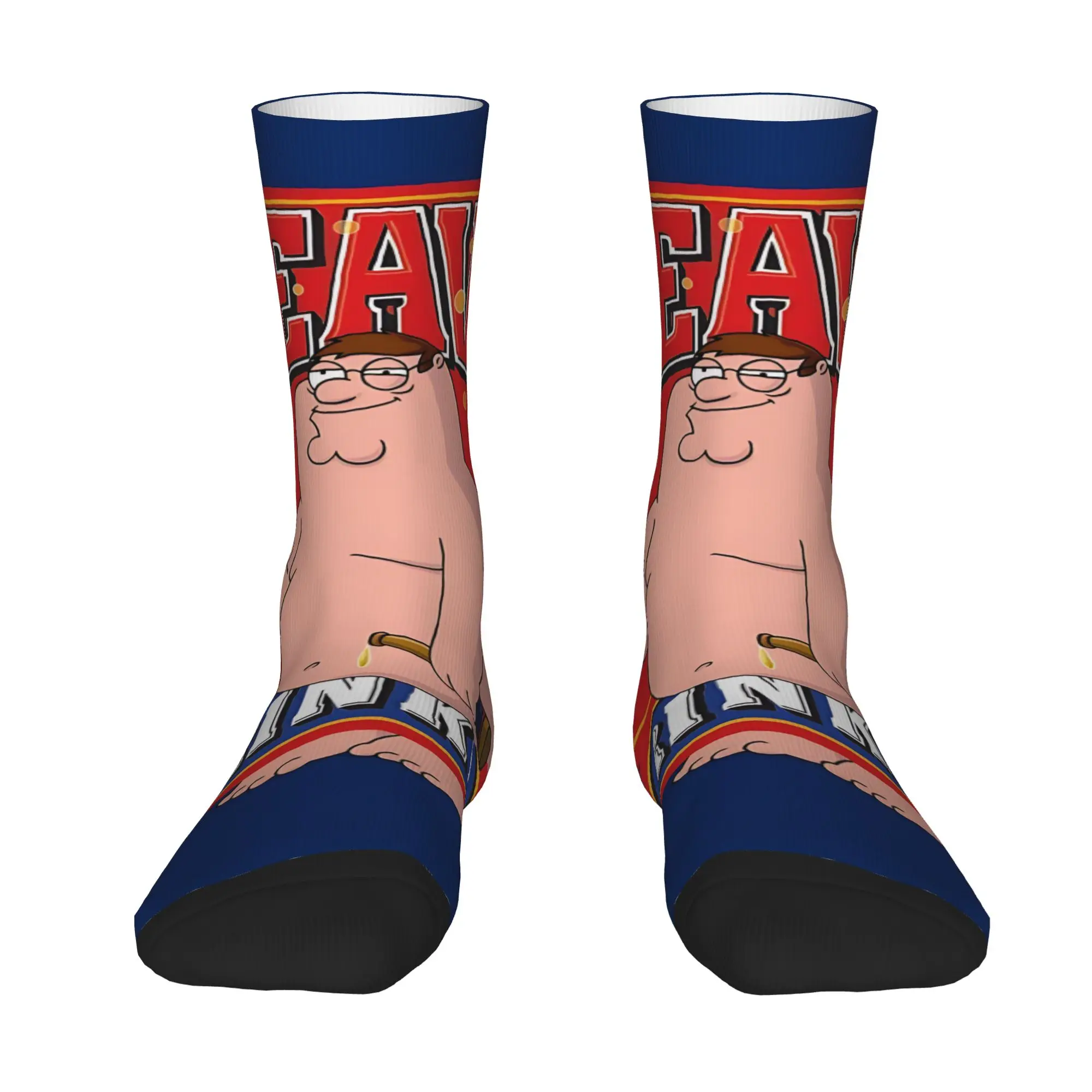 1 Pair Funny Crazy Sock for Men The Underlying Sweetness Hip Hop Vintage Stewie Brian Happy Quality Pattern Printed Crew Sock