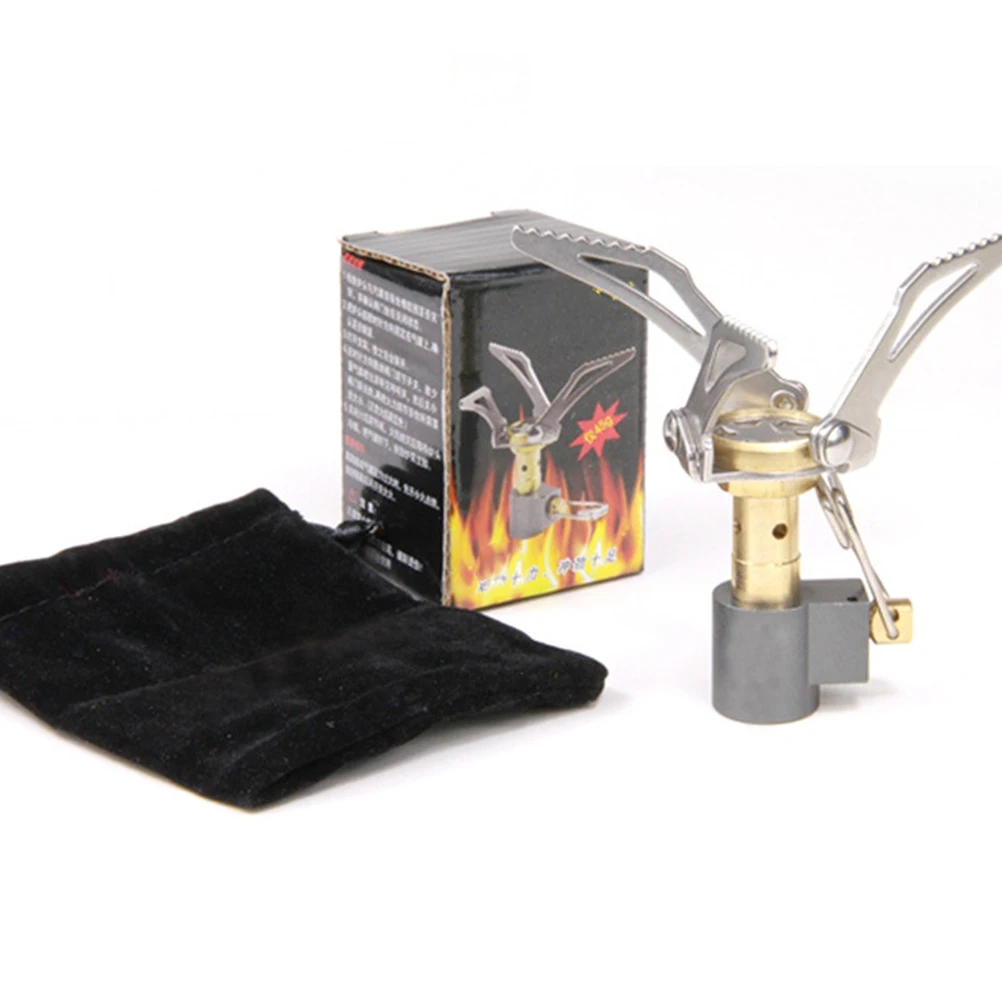

Portable Mini Stove Outdoor Camping Equipment Lightweight Durable Copper Material Foldable Cooking Range For Hiking Picnic