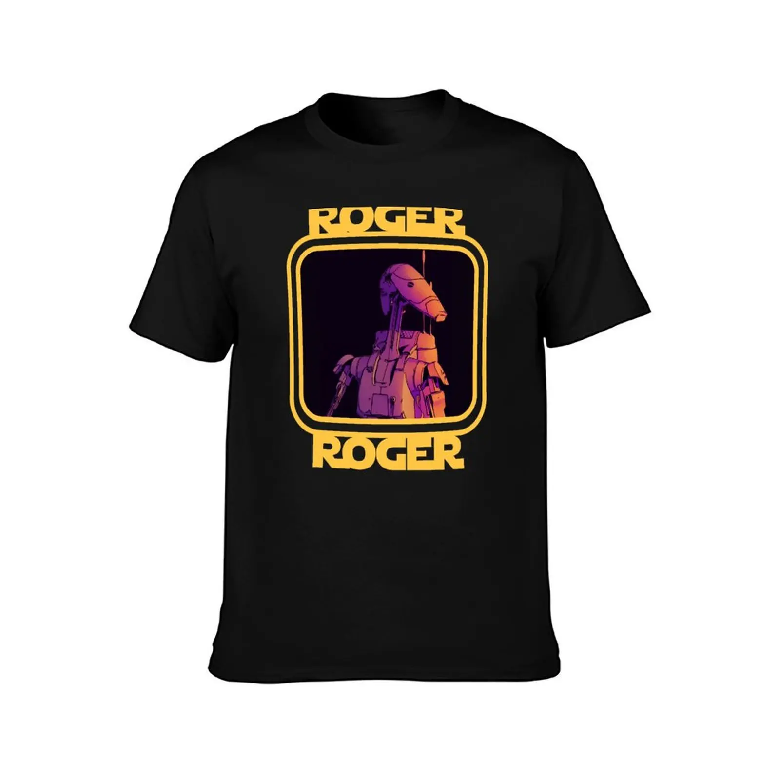 Roger roger droid T-Shirt Independence Day Short Sleeve T-Shirt