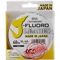 DaiwaJ-Leader de fluorocarbono 100 m 50 m Línea de fluorocarbono transparente que se hunde Hecho en Japón