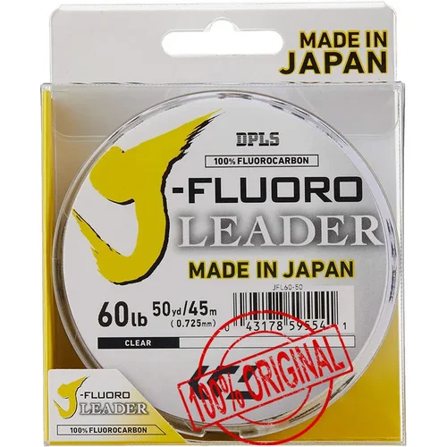 DaiwaJ-Leader de fluorocarbono 100 m 50 m Línea de fluorocarbono transparente que se hunde Hecho en Japón