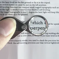 Triplet Magnifier Jewelers Eye Tool Folding Loupe Glass Lens 10x 20x 30x Diamond Jewelry Magnifying Tool