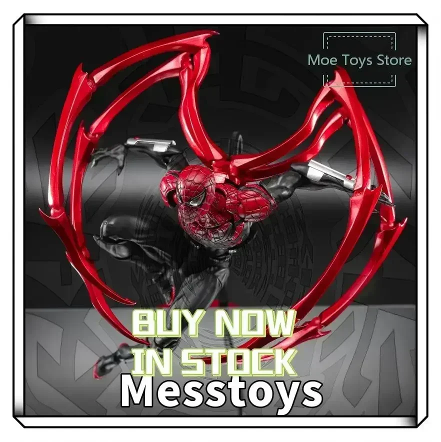 

HOT-NEW Mess Toys Superior Spider Man Ultimate Neighbor Peter Parker Messtoys Spiderman Anime Action Figure Model Gifts Toys