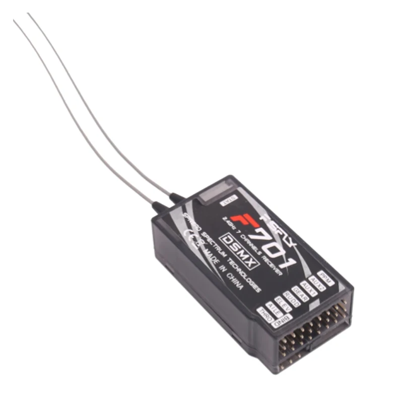 PPM 2.4GHz 7CH DSMX DSM2 Spread F701 Receiver For JR Spektrum RC Remote Control System Drone Quadcopter Aircraft Model Part