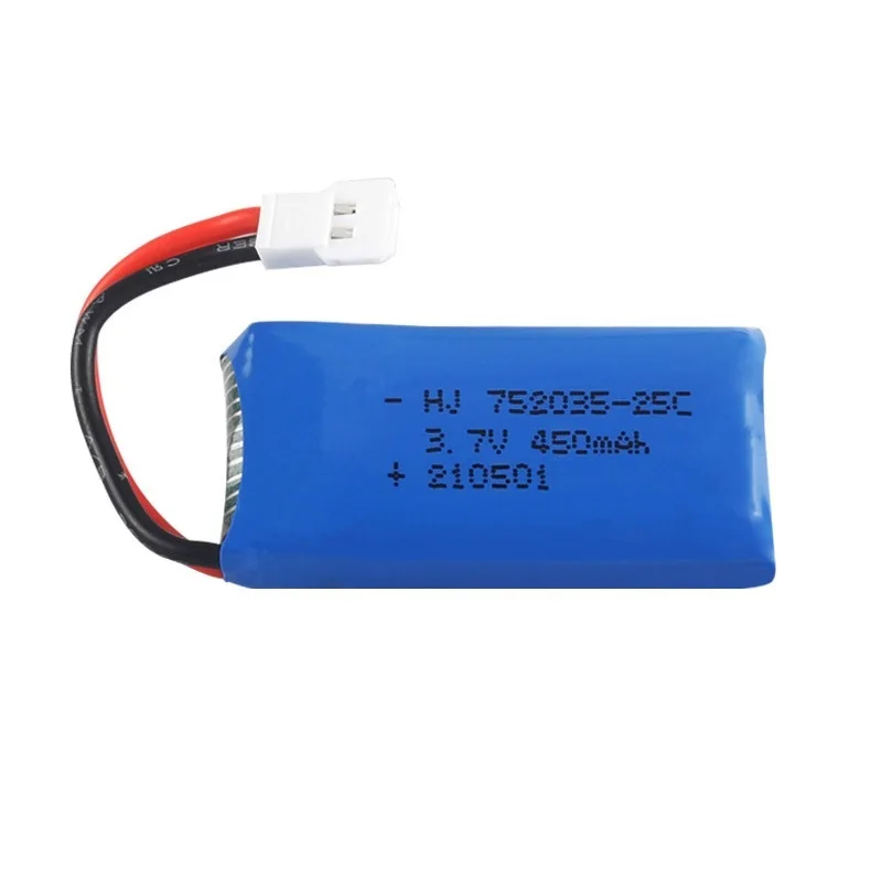 1/2/3/5pcs 3.7V 450mAh bateria litowa do H107 H31 KY101 E33C E33 zdalnego sterowania części zamienne do 3.7v bateria do drona