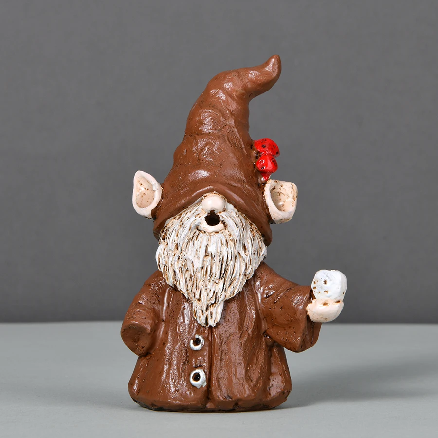 Zwerg-Räucherstäbchenhalter für Stäbchen, Räucherkegel-Brenner-Ornamente, Zwerg-Tischdekorationen, einzigartige Zwerg-Geschenke