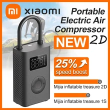 Xiaomi Mijia Air Pump 2 25%Speed Boost Mini Portable Electric Air Compressor Treasure 150PSI Type-C LED Multitool Inflator Xiomi Xiaomi Mijia Air Pump 2 25%Speed Boost Mini Portable Electric Air Compressor Treasure 150PSI Type-C LED Multitool Inflator Xiomi