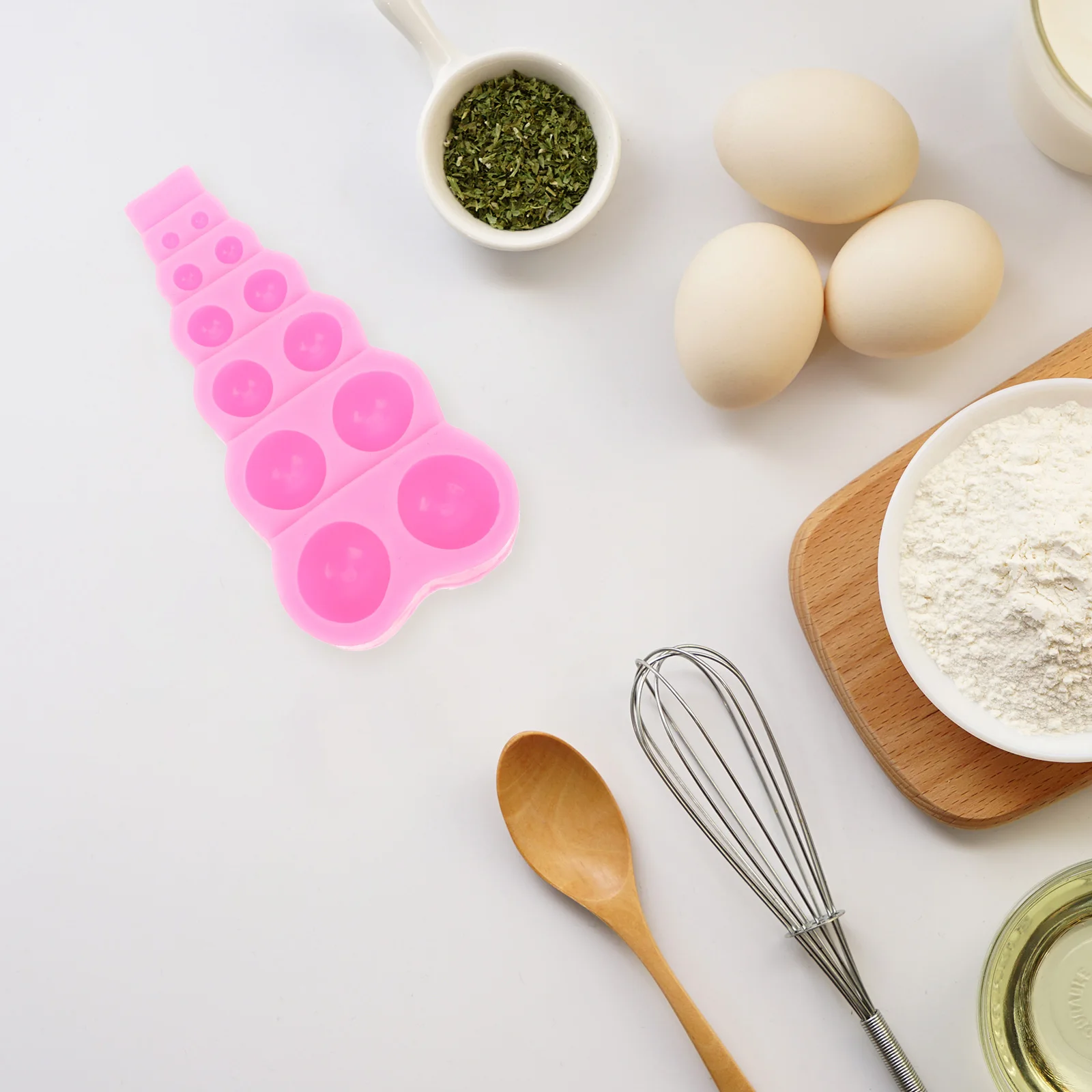 

Ball Silicone Mold Cake Molds for Baking Candy Fondant Ice Cubes Chocolate Silica