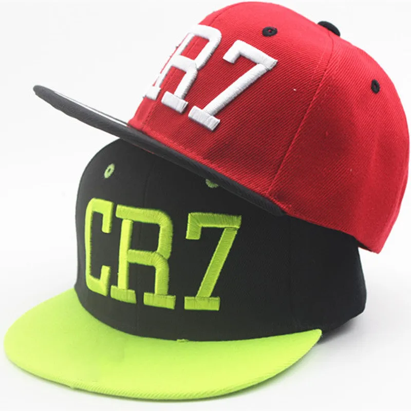 Children Sports Embroidery Cristiano Ronaldo CR7 Baseball Cap Adjustable Cr7 Snapback Hat Adult Casual Hats Outdoor Party