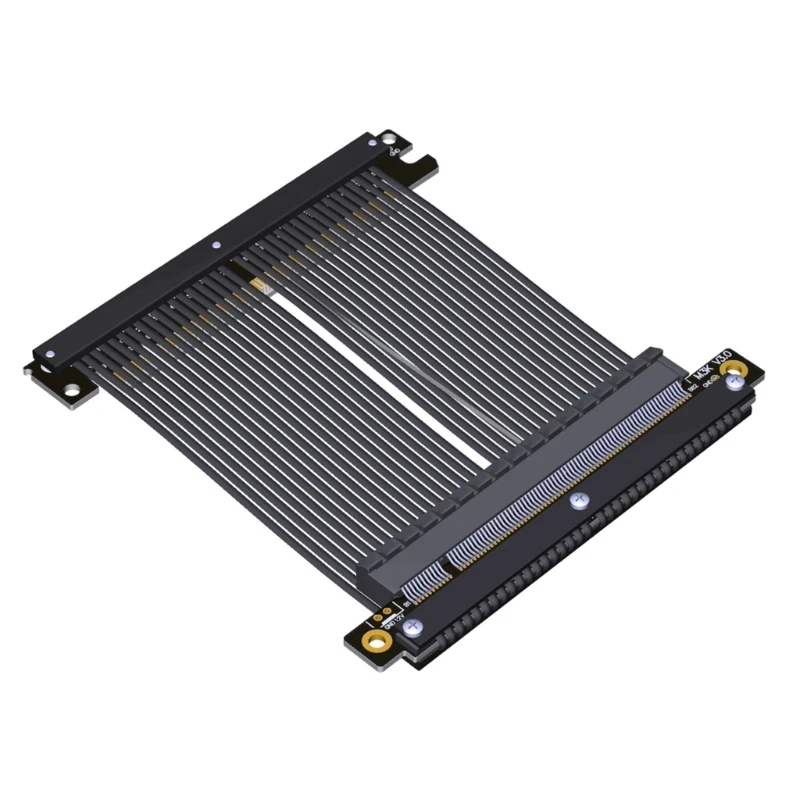 

Flexible 20CM PCIe4.0 X16 GPU Extension Cable Compatibles RTX4090 RX7900xtx And Mini ITX Cases