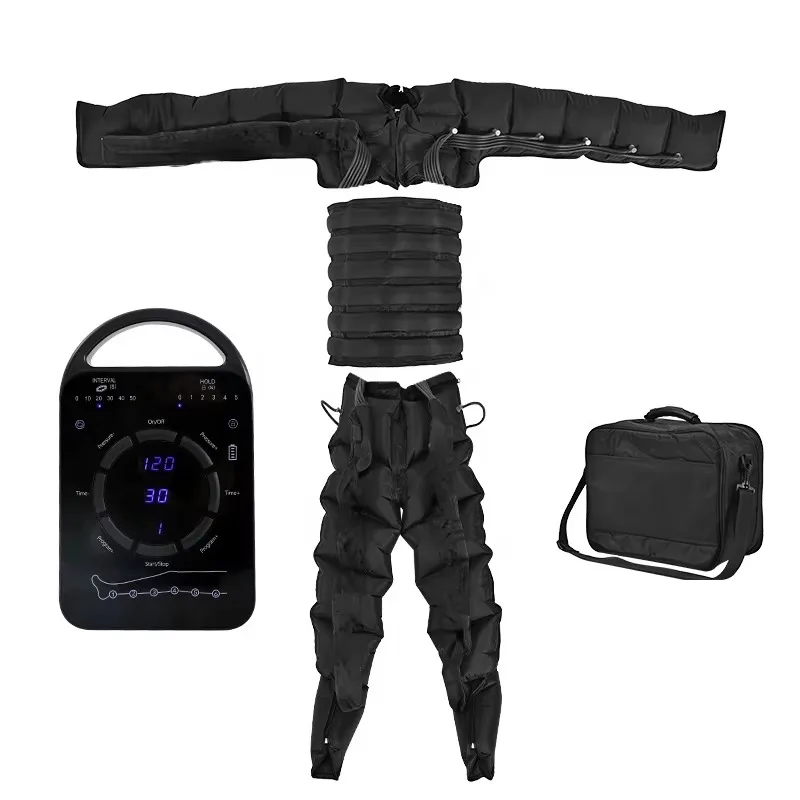 

Wireless Air Compression Leg Massager for Athletes-Muscle Soreness Relief Timing Control & 7 Pressure Levels