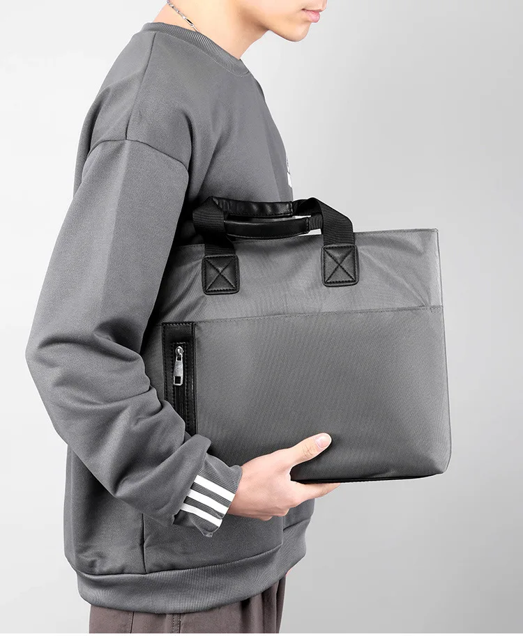 New Men\'s Laptop Bag 15.6 Inch Waterproof Notebook Case Sleeve for Macbook Air Pro 13 15 Computer Shoulder Handbag Briefcase Bag