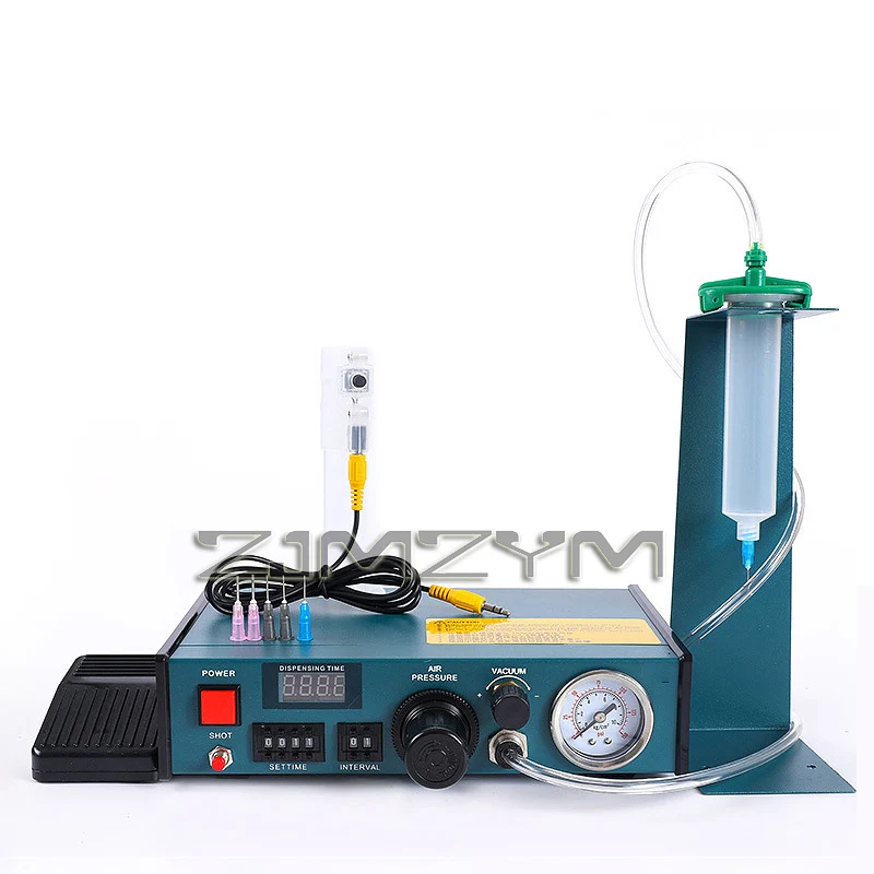 983A Auto Glue Dispenser Pneumatic Dispensing Controller Flux Solder Paste Liquid Controller Manual Pedal Dispenser