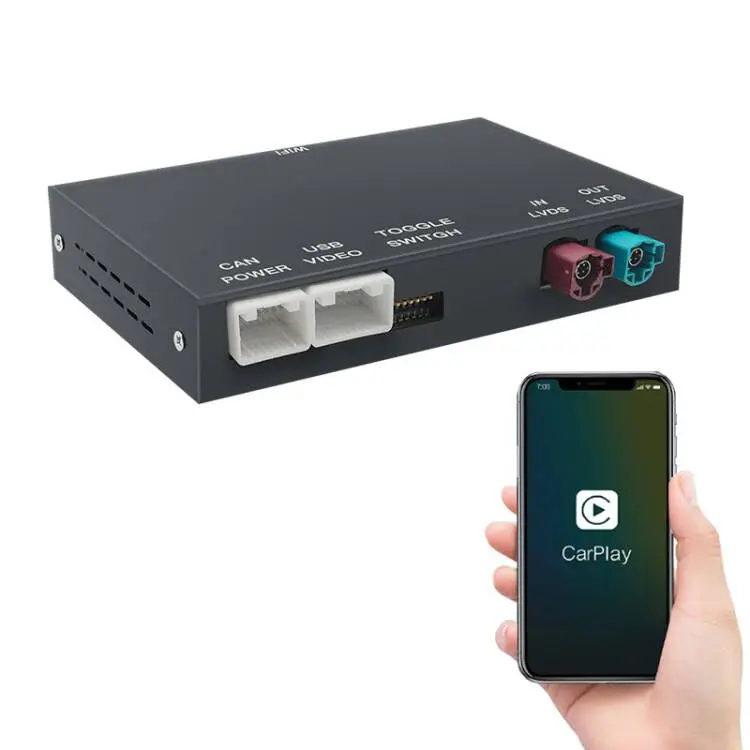 Wireless  Carplay Android Auto Interface Decoder For BMW E60 E70 E71 E84 F01 F02 F07 F10 F11 F25 F26 F30 CIC NTB CCC System