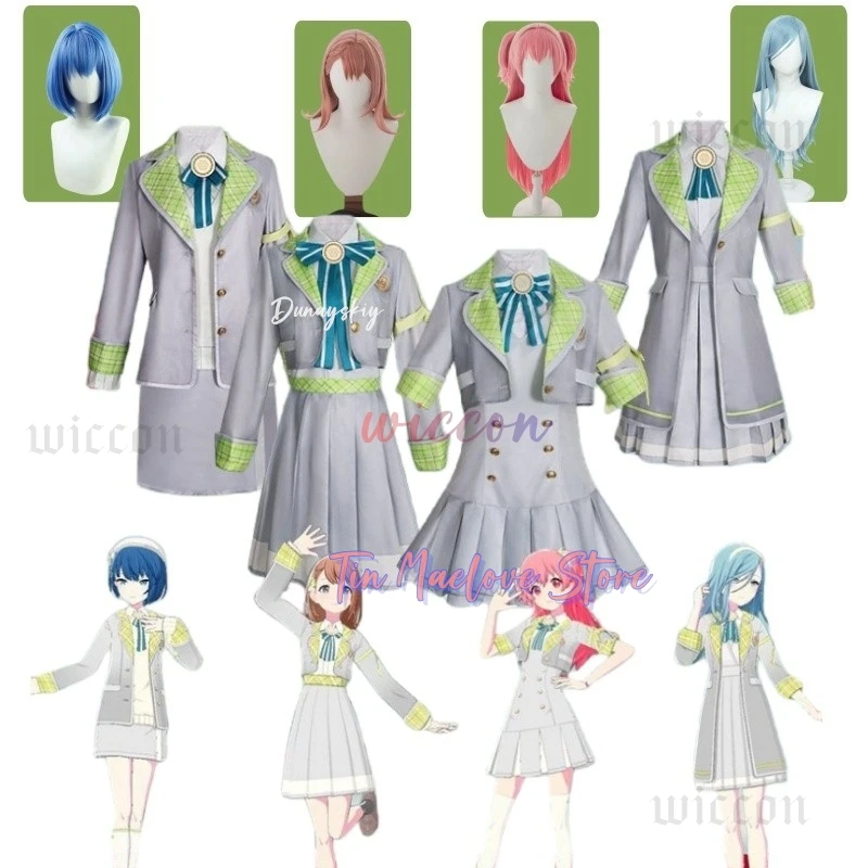 Grupo MMJ Hanasato Minori Kiritani Haruka Momoi Airi Hinomori Shizuku Cosplay ktaProyecto de juego Sekai escenario colorido Hallowen
