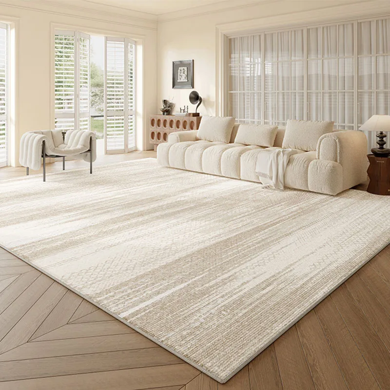 Carpet Living Room Light Luxury Bedroom Soft Rug Bedside Mat Cream Style Minimalism Dirt-resistant Large Center Rug