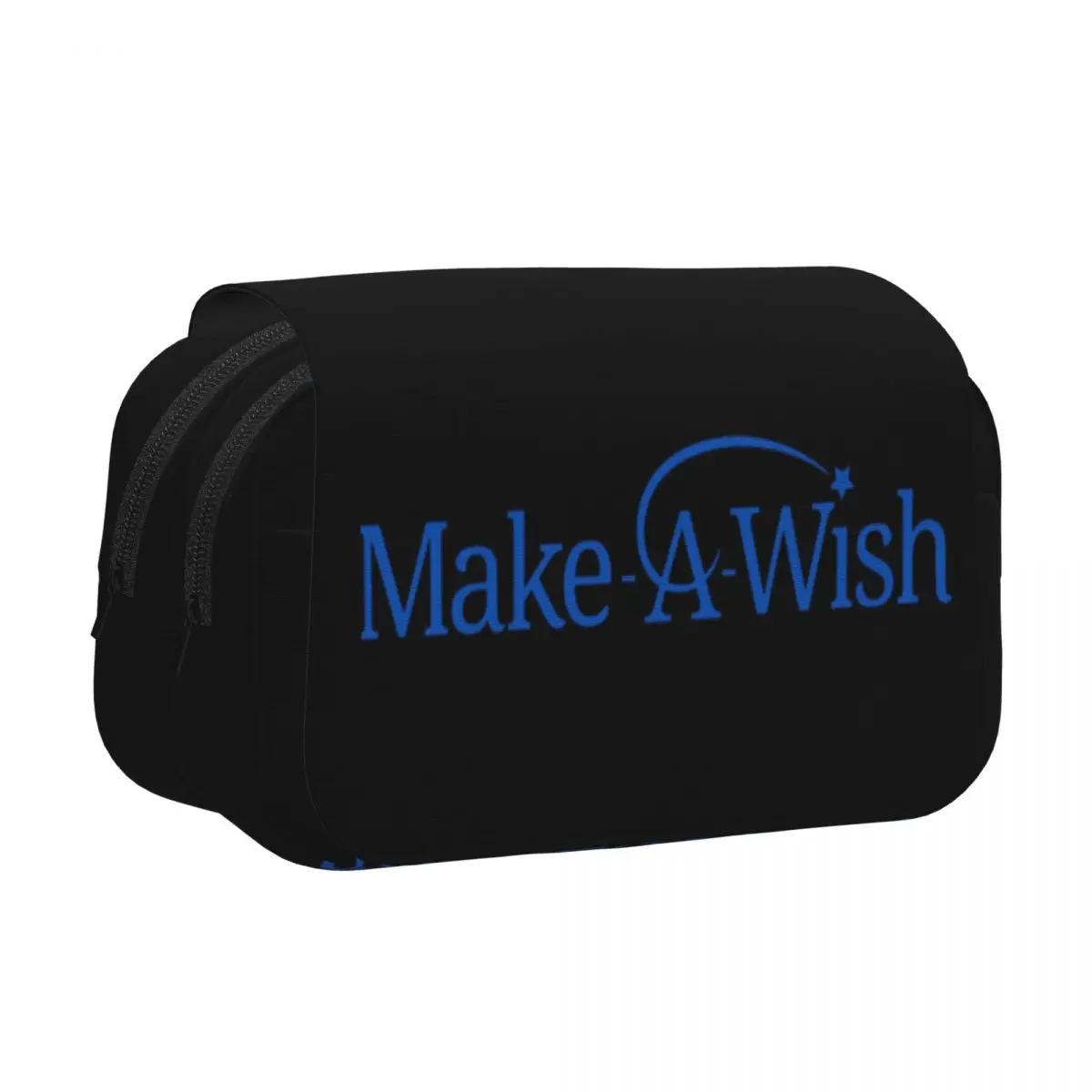Make A Wish Foundation Of America Pencil Cases Pencil Pouch Leather Big Capacity Pen Box Pencil Bag for Boy Girl Gifts