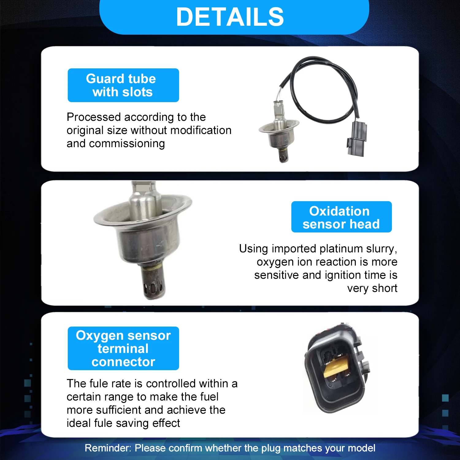 39210-2G155 Oxygen Sensor For Hyundai Santa Fe 2.4L 2015-2018 Car Auto Part 392102G155