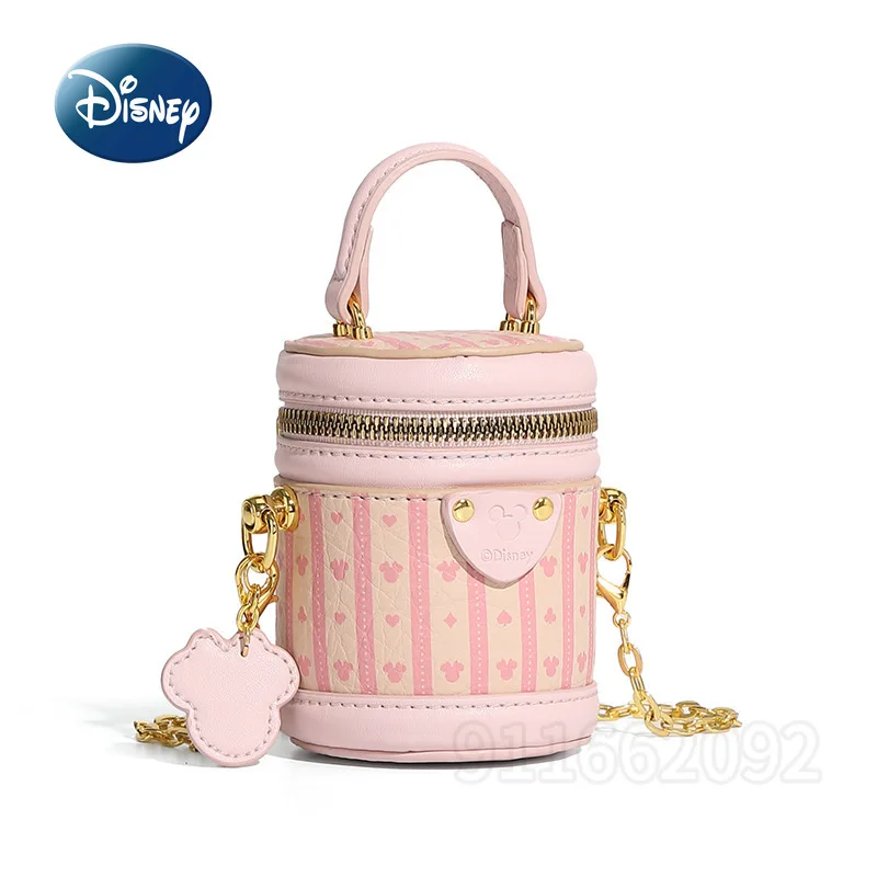 Disney nuevo Mini bolso de marca de lujo de moda Mini bolso de hombro para niñas bolso de hombro tipo bandolera informal de dibujos animados para niñas de alta calidad