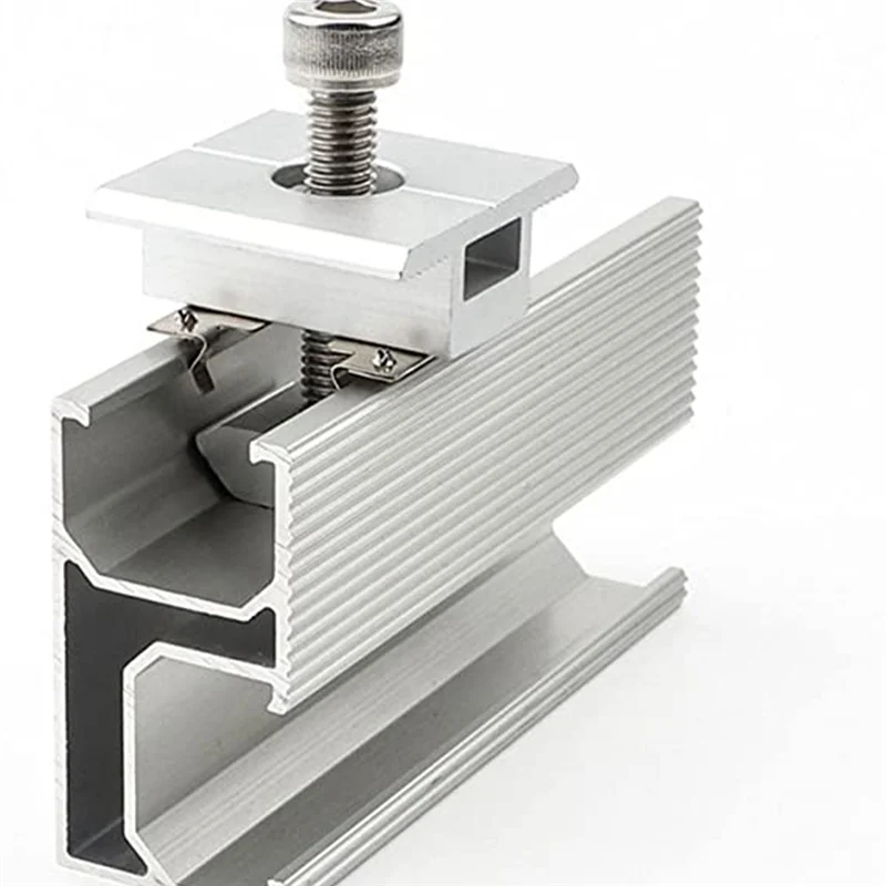 AB30-12PCS الضوئية دعم كتلة الضغط المتوسطة المنزلق 40 مللي متر لتوصيل وتثبيت الألواح الشمسية