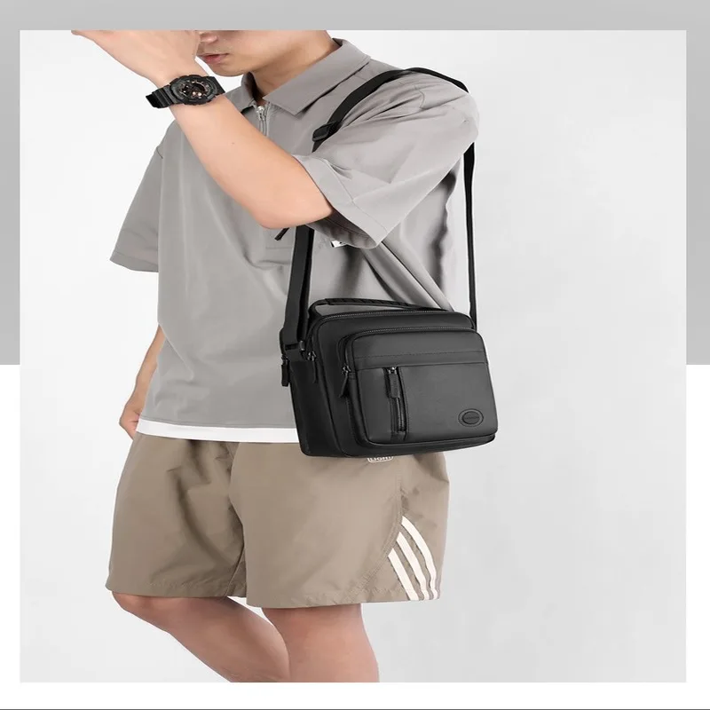 Messenger Sling Taschen für Männer Casual Oxford Kleine Zipper Umhängetasche Einfache Mini Umhängetasche Telefon Tasche Männliche Seite Schulter Tasche