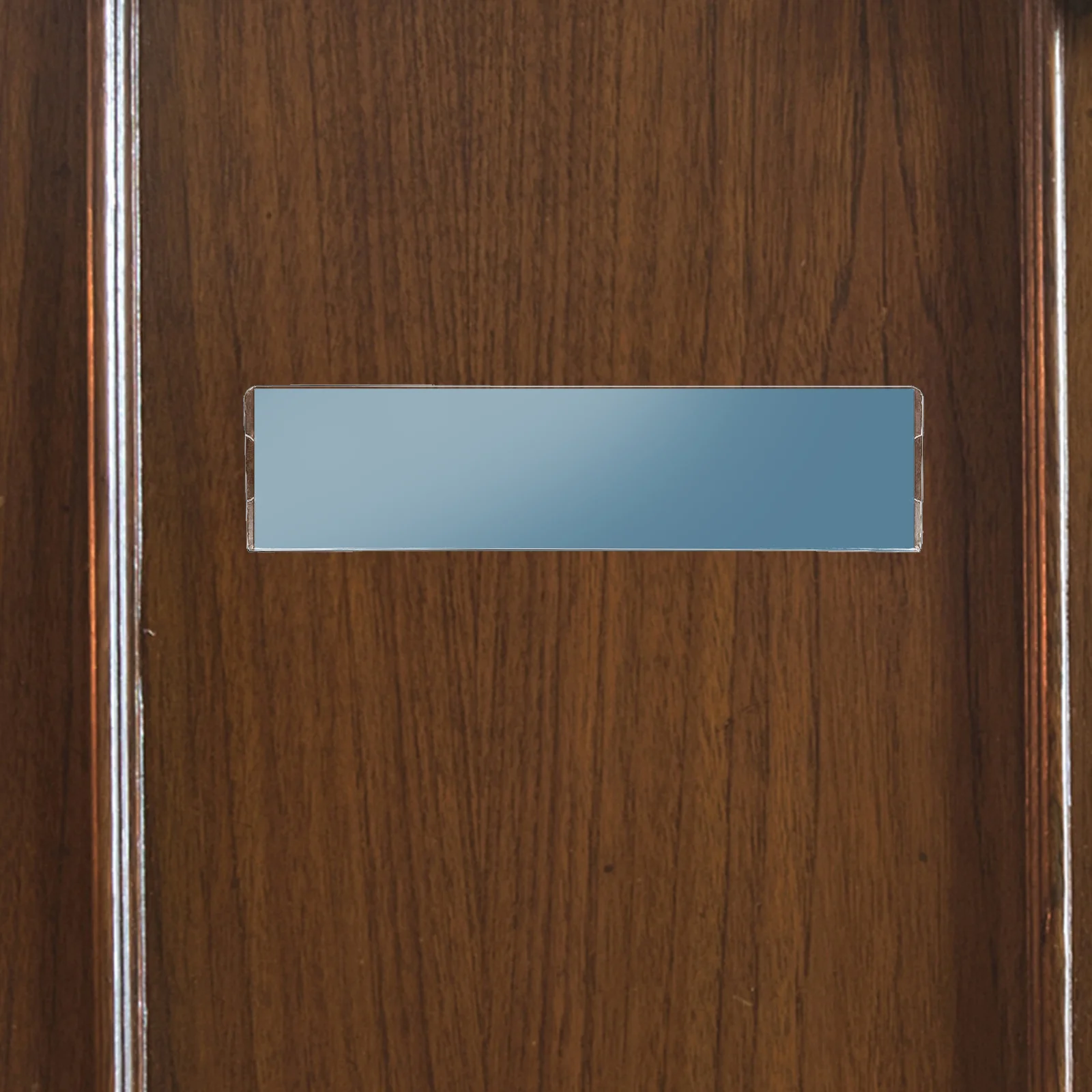 

6Pcs Acrylic Name Plate Holder Transparent Wall Door Sign Frame Office Desk Name Tag Label Display Acrylic Place Cards Holder