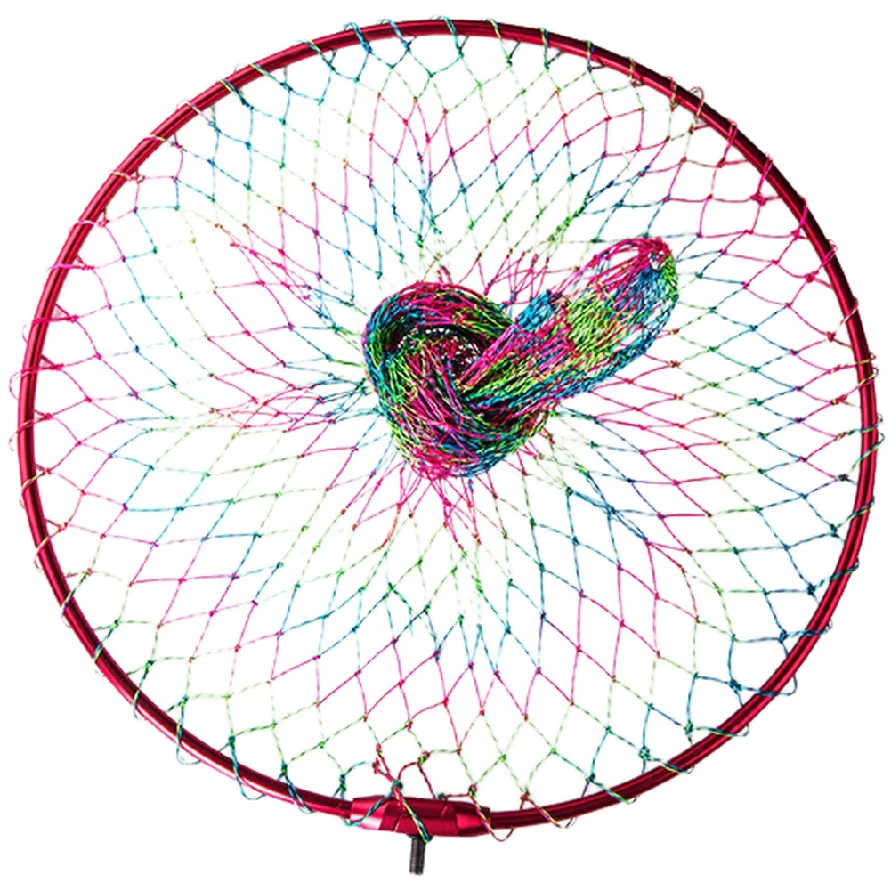Light Alloy Foldable Scoop Net Head for Sea Fishing with Metric 8mm Thread Designed for Fast Scooping and Compact Storage