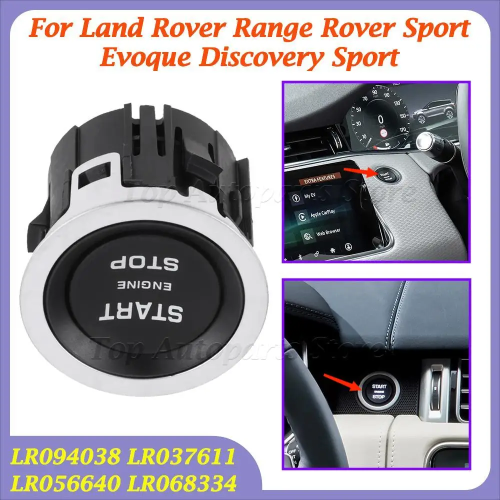 LR094038 LR037611 LR056640 LR068334 For Land Rover Range Rover Sport Evoque Discovery Sport Ignition Stop Start Button Switch