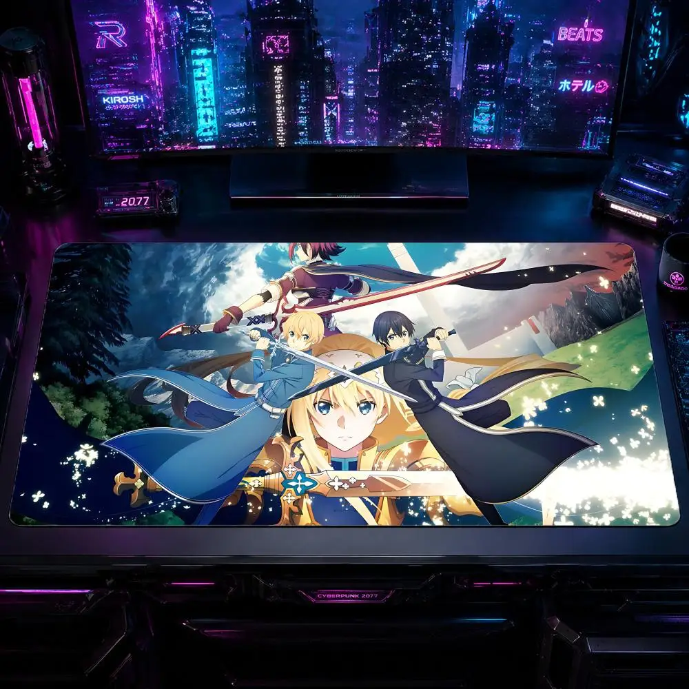 Gaming Mouse Pad SSword Art On - Pc Gaming Online บทวิจารณ์และราคา