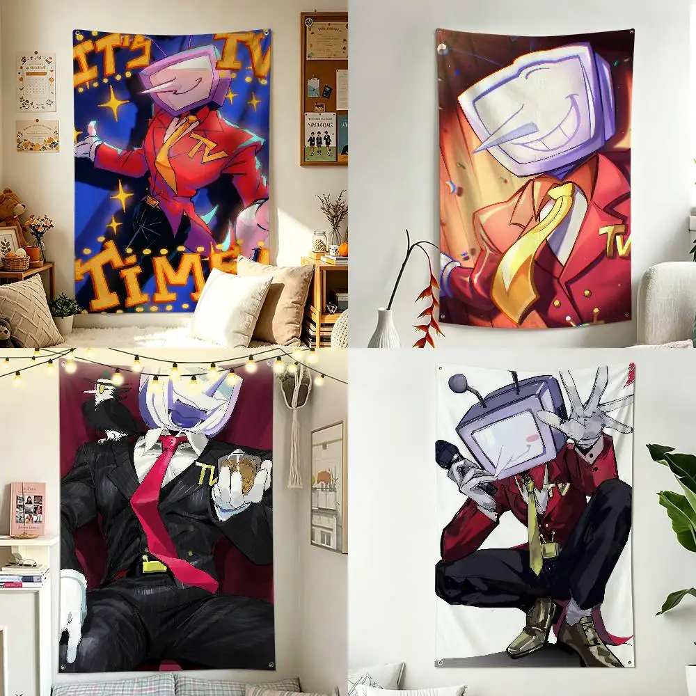 TV T-Tenna GAME D-Deltarune  Home Decor Wall Hanging Vertical Flag Indoor Outdoor Background Tapestry