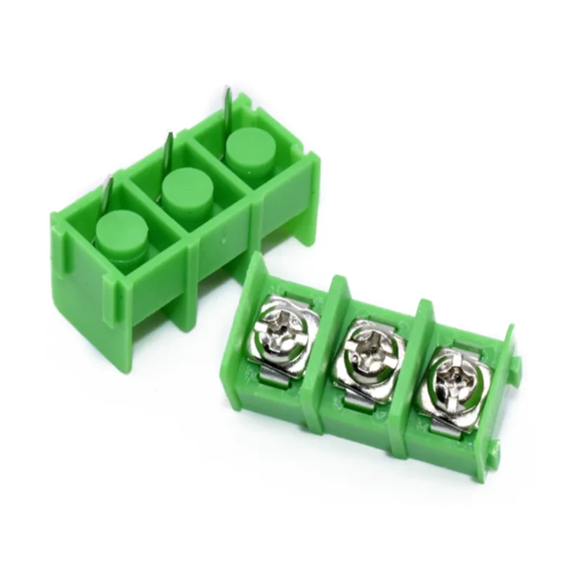 5PCS/lot KF8500 8.5MM 2P 3P 4P Fence Type Connection Terminal Black/Green PCB Terminal