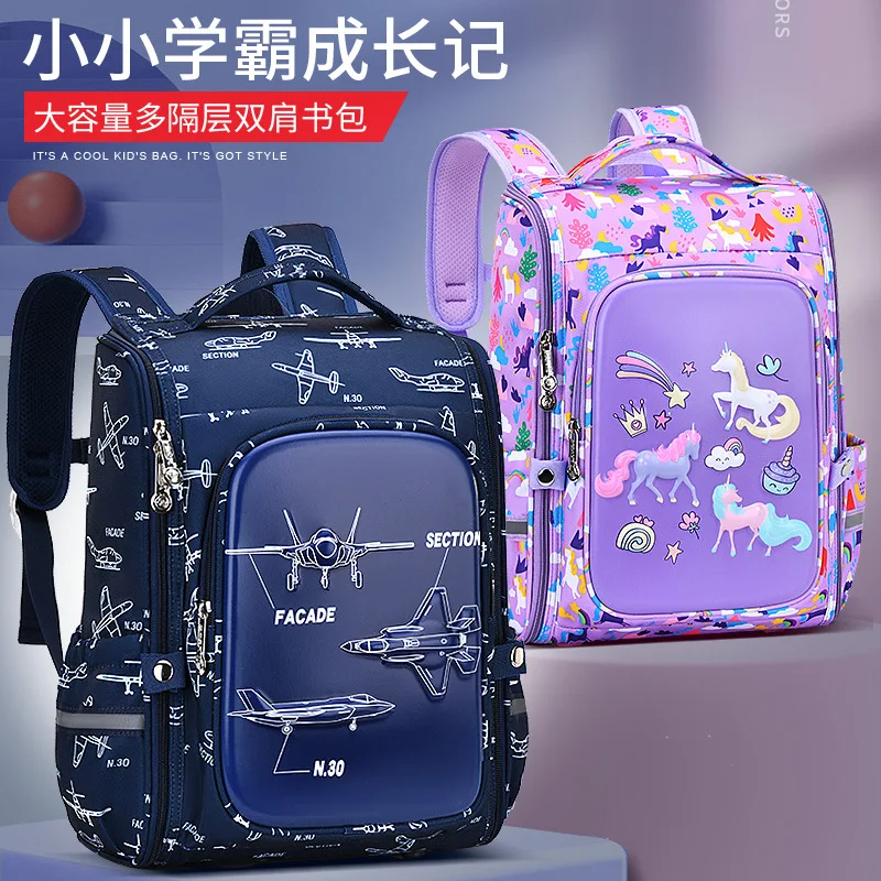 New Space School Bags For Boys Girls Grade 1-6 Primary Student Shoulder Orthopedic Backpack Large Capacity Water Proof Mochilas