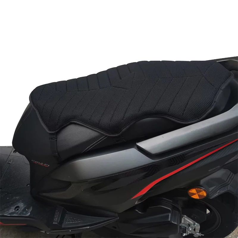 Saddle Style Motorcycle Seat Cushion Sunscreen  Air Seat Pad Waterproof Breathable Double Seat Cushion For Riding Accessories