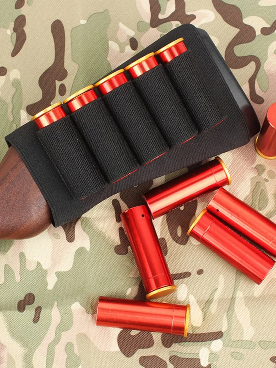 Kosibate 5/8/14 Rounds Molle Bullet Shell Holder Cartridge Carrier Gun Hunting Gear