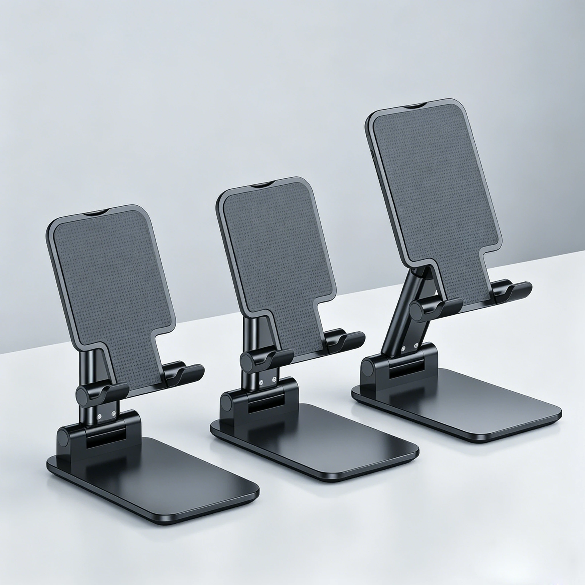 Adjustable Foldable Phone Stand, Desktop Cell Phone Holder w