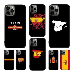 Spain Flag Phone Case For iPhone 17 Air 16 15 14 11 12 13 Pro  MAX Plus coque Cover Shell